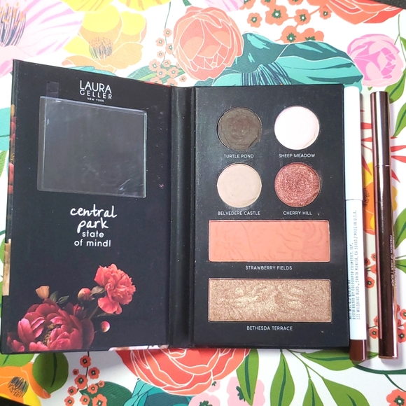 Laura Gellar Central Park pallete & 2 eyeliners - Picture 4 of 8